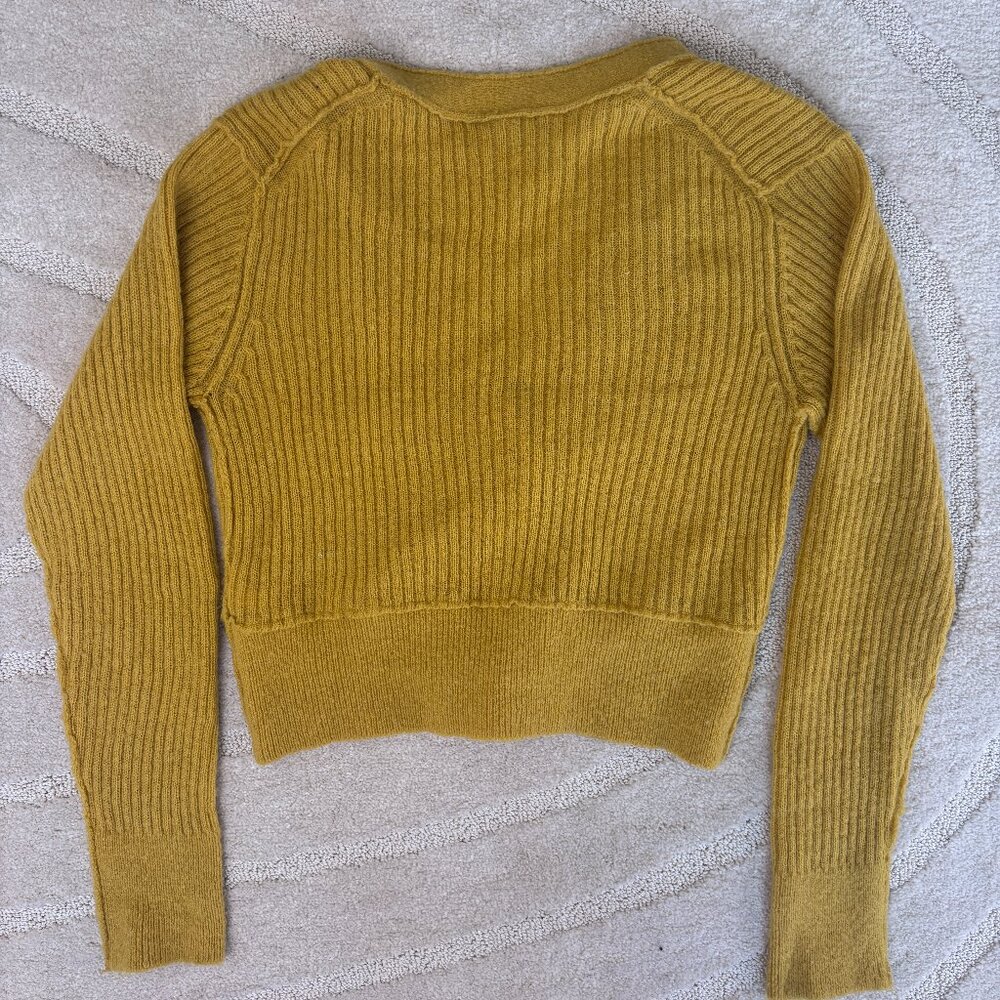 Free People Mimosa Ribbed Cropped Cardigan - Picture 4 of 5